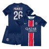 Maglia ufficiale Paris Saint Germain Nordi Mukiele 26 Casa 2024-25 per Bambino